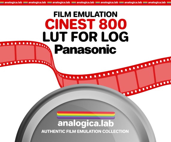 LUT CINEST 800 35MM Film Simulation, Professional Color Grading Lumix Cameras filetype: .cube Panasonic V-Log Film Emulation