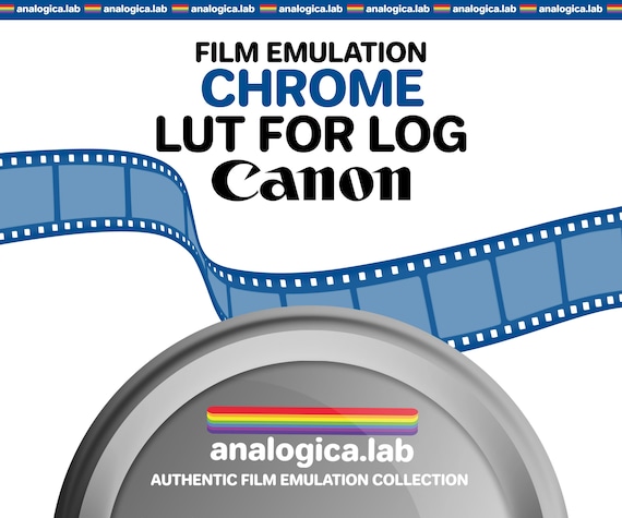 LUT KODAK CHROME 35MM Film Simulation, Professional Color Grading VideoLut PhotoLut filetype: .cube for Canon Log3 Film Emulation