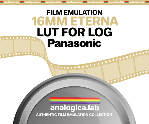 LUT FujiFilm ETERNA 500 16MM Film Simulation, Professional Color Grading Lumix Cameras filetype: .cube Panasonic V-Log Film Emulation