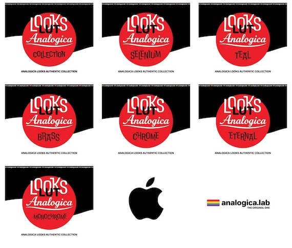 AnalogicaLooks Collection - LUT for Apple Log 1/2 - For Professional Filmmaking and Photography