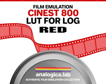 Film Emulation LUT - RED Log3G10 - Red - Nikon Zr - For Professional Filmmaking and Photography 