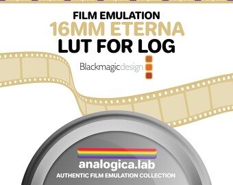 LUT FujiFilm ETERNA 500 16MM Film Simulation for Professional Color Grading Bmpcc Cameras filetype: .cube for BMD Gen5 Film Emulation