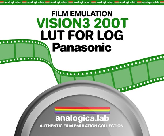 LUT KODAK VISION3 200T 35MM Film Simulation, Professional Color Grading Lumix Cameras filetype: .cube Panasonic V-Log Film Emulation