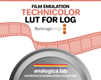 LUT TECHNICOLOR Film Simulation for Professional Color Grading Bmpcc Cameras filetype: .cube for BMD Gen5 Film Emulation