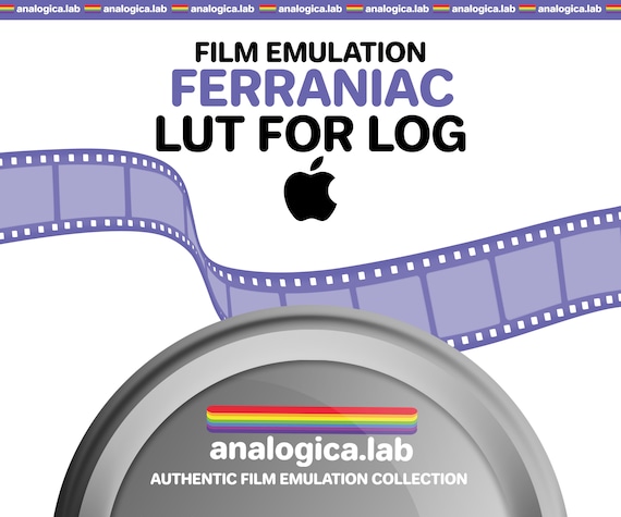 LUT FERRANIACOLOR 35MM Film Simulation, Professional Color Grading VideoLut iPhone filetype: .cube for Apple LOG Film Emulation
