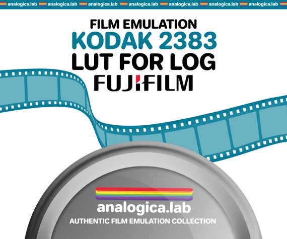 LUT KODAK 2383 D55 D60 D65 35MM Film Simulation, Professional Color Grading VideoLut PhotoLut filetype: .cube for FUJI F-Log2 Film Emulation