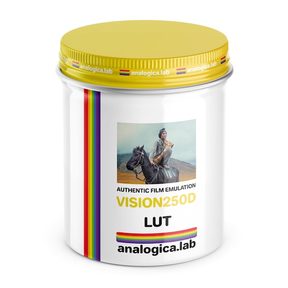 LUT Kodak Vision 250D 35MM Film Simulation Professional Color Grading VideoLut PhotoLut filetype: .cube for Rec709 & LOG Film Emulation