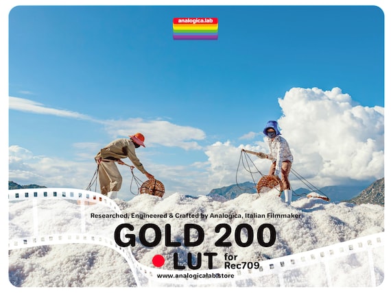 35MM GOLD 200 - Film Emulation LUT for Rec709 - Researched, Engineered & Crafted by Analogica, Italian filmmaker