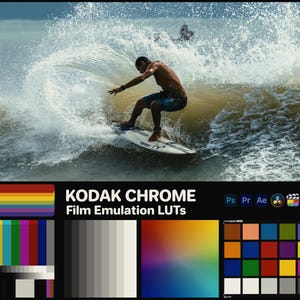 35MM KODAK CHROME - Film Emulation LUTs for Rec709 - For Professional Filmmaking and Photography