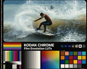 35MM CHROME - Film Emulation LUTs for Rec709 - For Professional Filmmaking and Photography