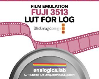 LUT Fuji 3513 35MM Film Simulation for Professional Color Grading Bmpcc Cameras filetype: .cube for BMD Gen5 Film Emulation