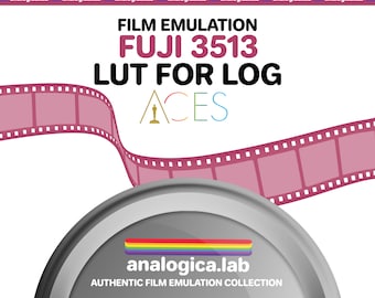 LUT Fuji 3513 35MM Film Simulation for Professional Color Grading VideoLut PhotoLut filetype: .cube for ACES ACEScct Film Emulation