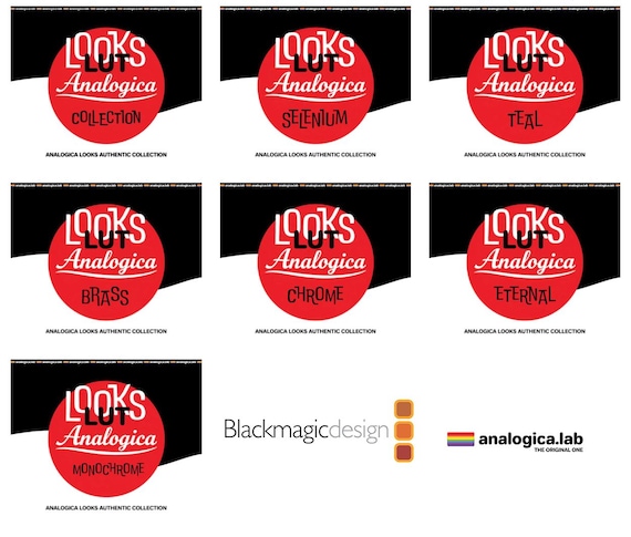 AnalogicaLooks Collection - LUT for BlackMagic BMD Gen5 - For Professional Filmmaking and Photography