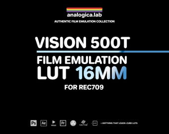 16MM Kodak Vision3 500T - Film Emulation LUT