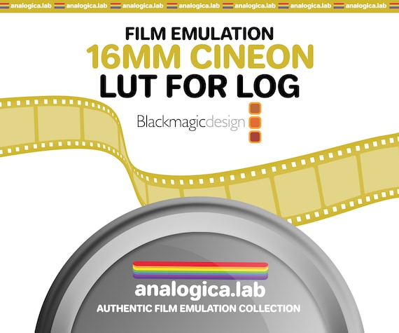 LUT Super16 CINEON 16MM Film Simulation for Professional Color Grading Bmpcc Cameras filetype: .cube for BMD Gen5 Film Emulation
