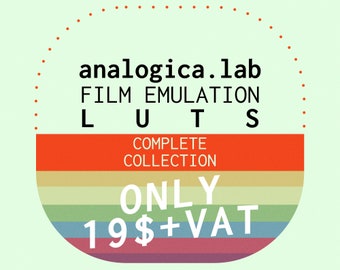 FILM EMULATION LUTs COMPLETE analogicalab