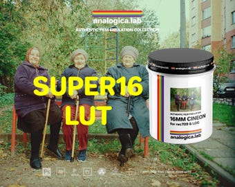 Make Your Photos and Videos Into a Classic Super16MM Kodak Cineon Film Colors With This Heart Made Color Look Up Table LUT by analogicalab