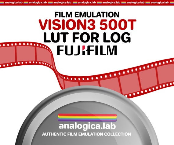 LUT KODAK VISION3 500T 35MM Film Simulation, Professional Color Grading VideoLut PhotoLut filetype: .cube for FUJI F-Log2 Film Emulation
