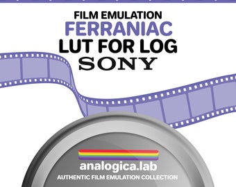 LUT FERRANIACOLOR 35MM Film Simulation, Professional Color Grading VideoLut PhotoLut filetype: .cube for SONY SLog3 Film Emulation