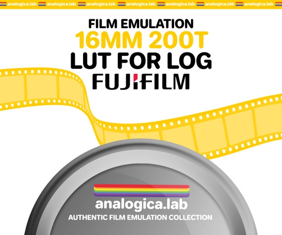 LUT Super16 KODAK 200T, 16MM Film Simulation, Professional Color Grading VideoLut PhotoLut filetype: .cube for FUJI F-Log2 Film Emulation