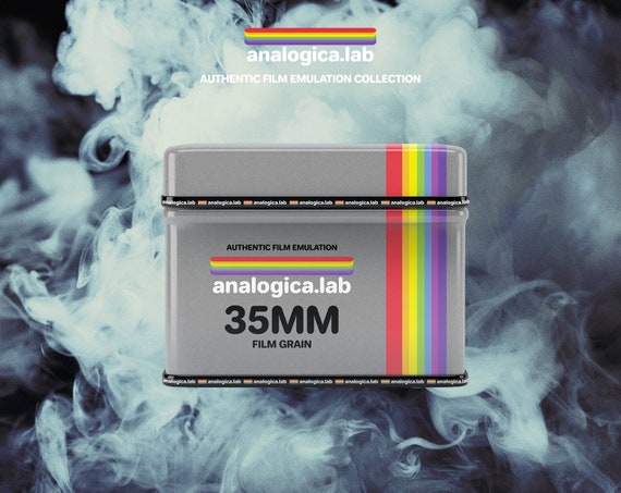Film Grain Overlay - 35MM Version .mov ProRes 4444 Professional Quality 4K Resolution Video 24FPS Cinema for Film Emulation Color Grading