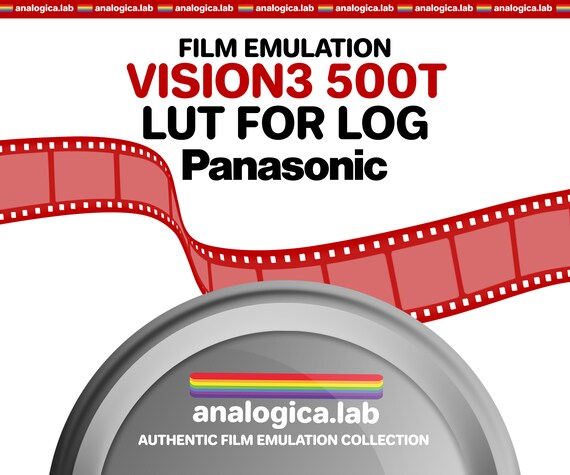 LUT KODAK VISION3 500T 35MM Film Simulation, Professional Color Grading Lumix Cameras filetype: .cube Panasonic V-Log Film Emulation