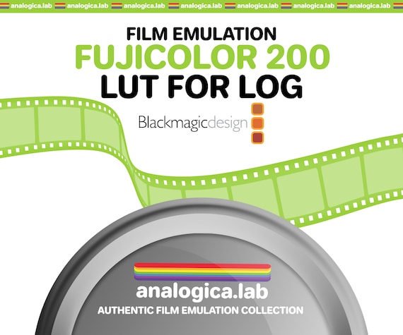 LUT FUJICOLOR C200 35MM Film Simulation for Professional Color Grading Bmpcc Cameras filetype: .cube for BMD Gen5 Film Emulation