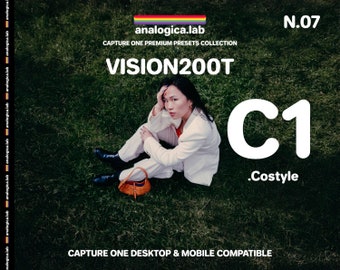 Capture One Preset KODAK VISION3 200T 35MM Film Simulation Premium Desktop & Mobile Pc Mac iPad Pro | C1 Preset .costyle | analogica.lab #07