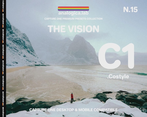 35MM THE VISION - Capture One Style - Desktop & Mobile Pc Mac iPad Pro C1 Preset .costyle - For Professional Photography