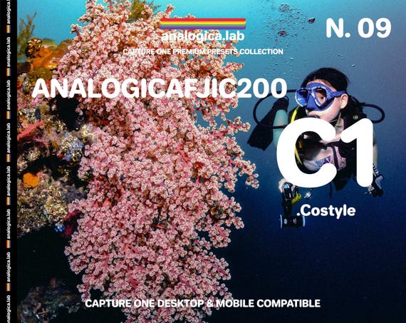 35MM FUJICOLOR C200 - Capture One Style - Desktop & Mobile Pc Mac iPad Pro C1 Preset .costyle - For Professional Photography