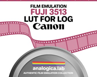 Film Emulation LUT - Canon Log3 - For Professional Filmmaking and Photography 