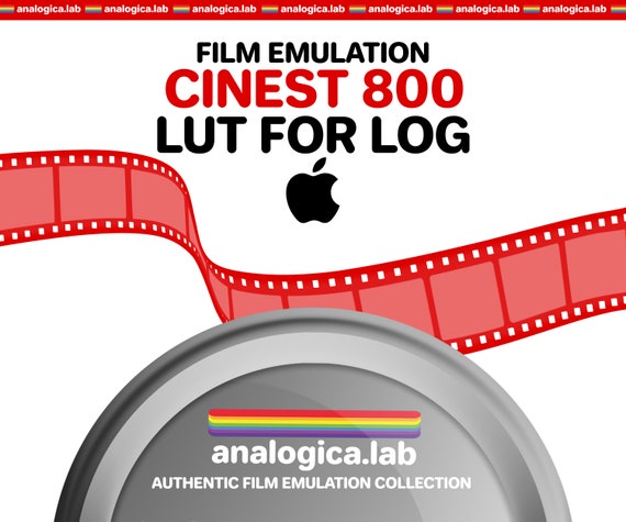 LUT CINEST 800 35MM Film Simulation, Professional Color Grading VideoLut iPhone filetype: .cube for Apple LOG Film Emulation