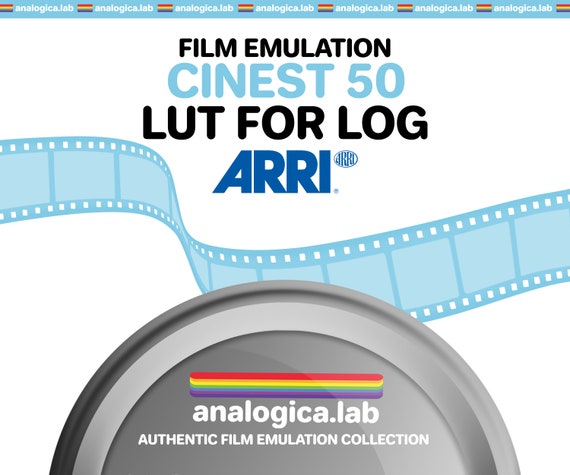 LUT CINEST 50 35MM Film Simulation, Professional Color Grading VideoLut PhotoLut filetype: .cube for Arri LogC3 Film Emulation