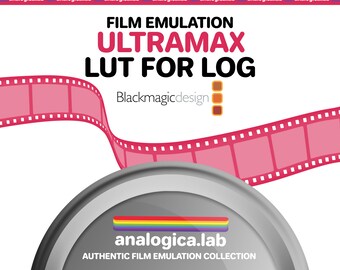 LUT KODAK UltraMax, 35MM Film Simulation for Professional Color Grading Bmpcc Cameras filetype: .cube for BMD Gen5 Film Emulation