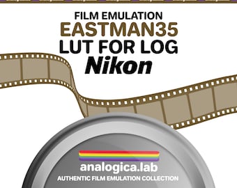 Film Emulation LUT - Nikon N-Log - For Professional Filmmaking and Photography 