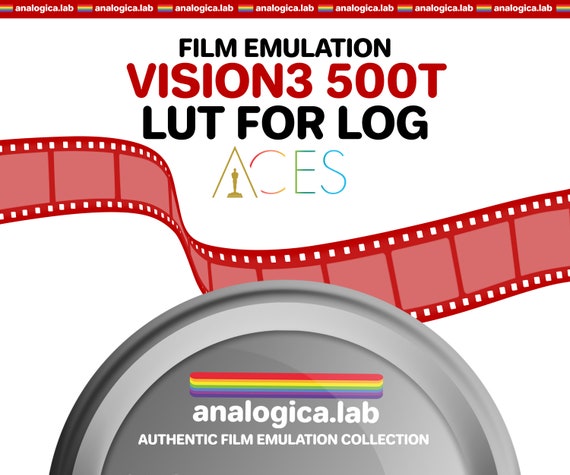 LUT KODAK VISION3 500T 35MM Film Simulation for Professional Color Grading VideoLut PhotoLut filetype: .cube for ACES ACEScct Film Emulation