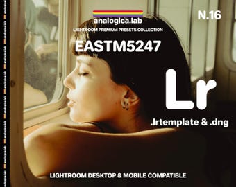 EASTMAN 5247 Film Lightroom Preset: Desktop & Mobile - For Professional Photography