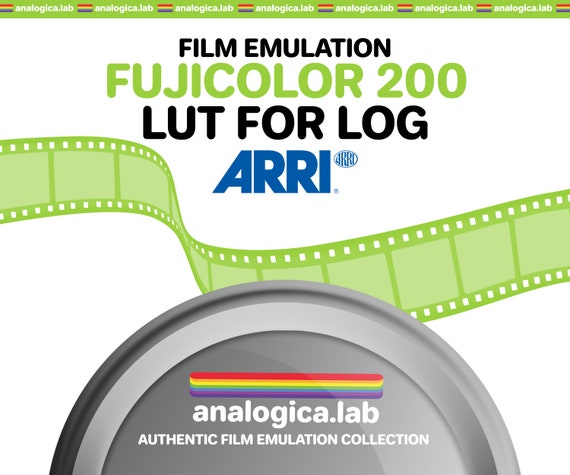 LUT FUJICOLOR C200 35MM Film Simulation, Professional Color Grading VideoLut PhotoLut filetype: .cube for Arri LogC3 Film Emulation