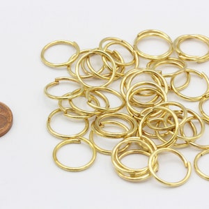 Gold Plated Findings Open Jump Rings Gold Connector Bracelet Connectors 1000 Pcs 18 Ga 24k Shiny Gold Jump Ring Jewelry Making Supplier