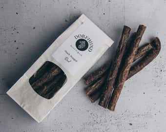 100% RIND Snack Stangerl für Hunde – proteinreich, natürlich | Getreidefrei, ohne Zusatzstoffe! Idealer Snack zum Belohnen und Kauspaß