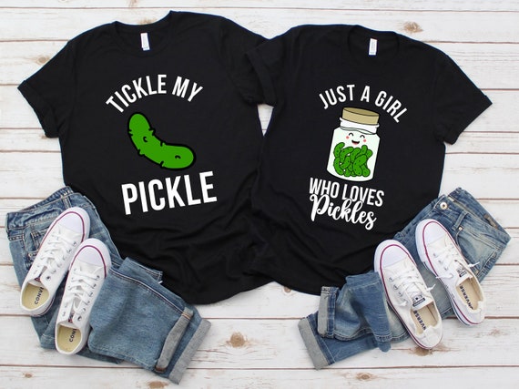 Funny Couple Shirts, Tickle My Pickle Shirt, Couple Matching Shirts, Funny  Couple Gifts, Couples Tee, Funny Shirts for Men and Women 