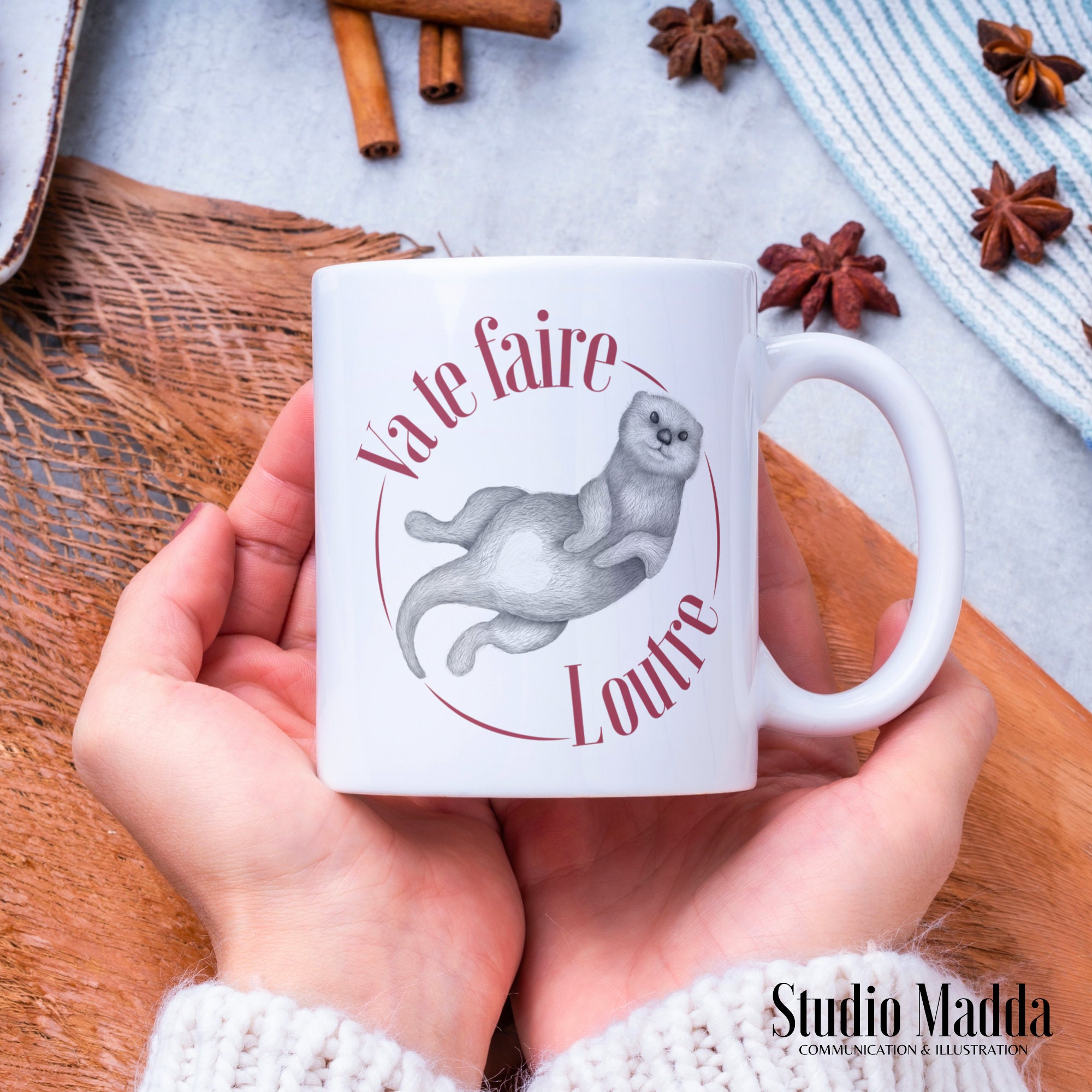 Mug Céramique Va Te Faire Loutre