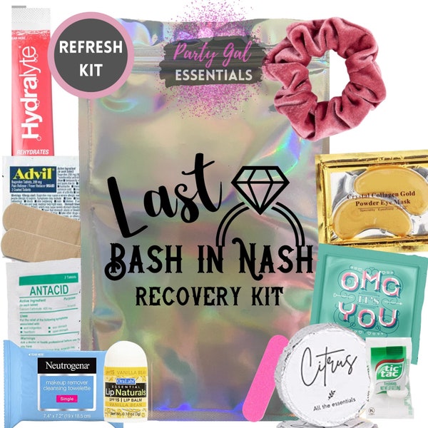 Last Bash In Nash Bachelorette Hangover Recovery Kit \\ Nashville Bachelorette