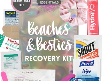 Beaches and Besties Hangover Recovery Kit / Bachelorette / Birthday / Girls Trip