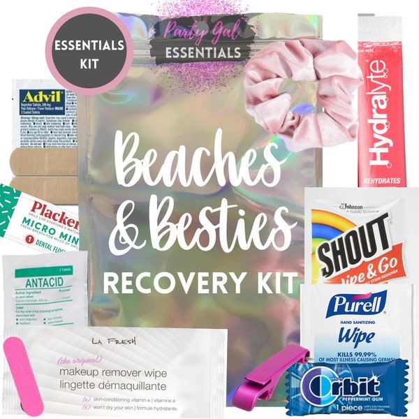 Beaches and Besties Hangover Recovery Kit / Bachelorette / Birthday / Girls Trip