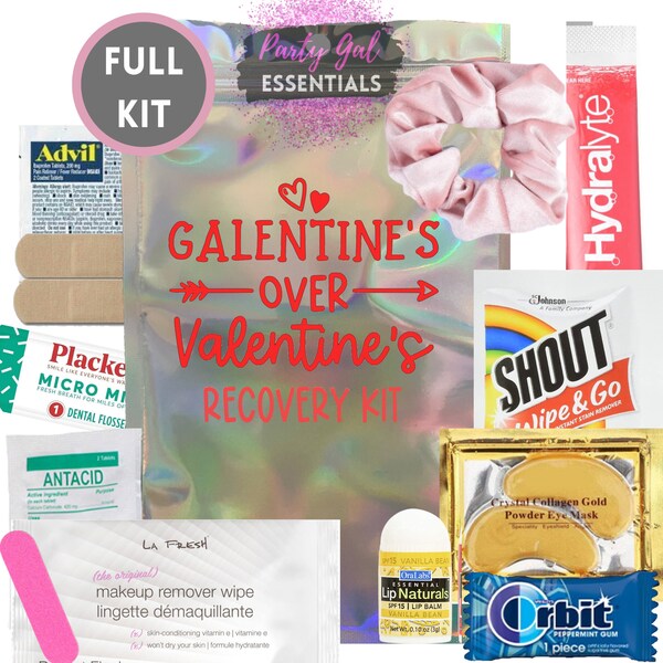 Galentine’s Day Gift Hangover Recovery Kit