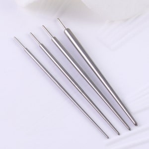 Threadless Insertion Pin, Easy Jewelry Insertion Tool, Titanium Pin, Flat Back Post Tracker, 20g 18g 16g 14g Piercing Tools ,Piercing Tapers