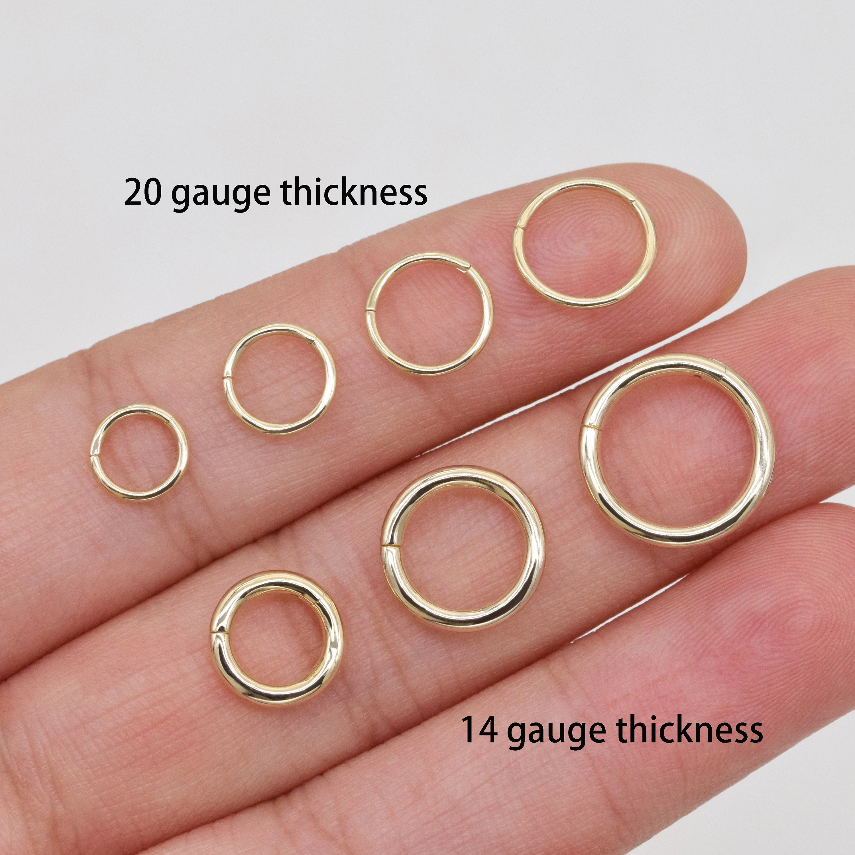 14 gauge earrings hoops deals
