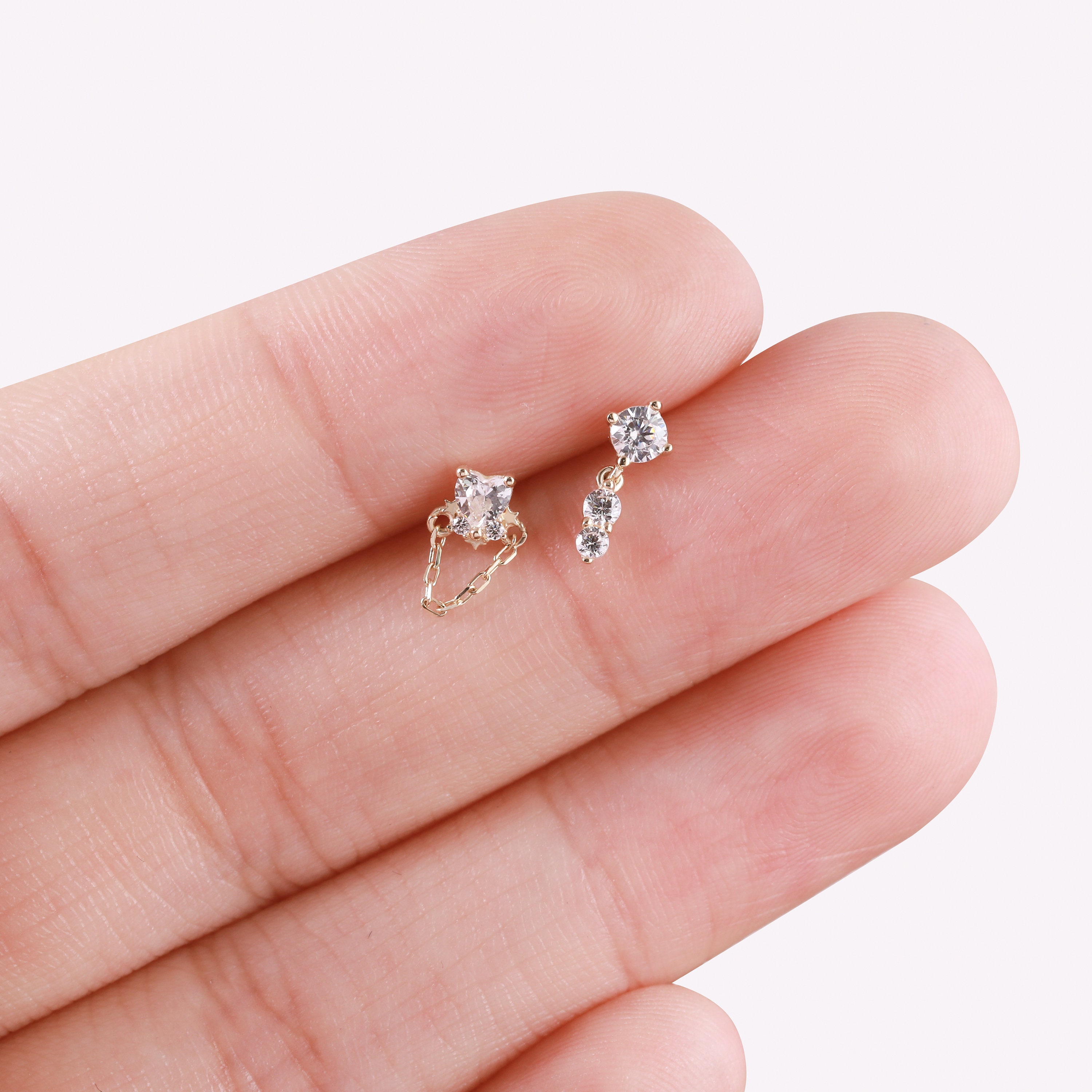 DaughtersJewelry ピアス 14k One touch gloss 14K] One touch gloss - DAUGHTERS JEWELRY