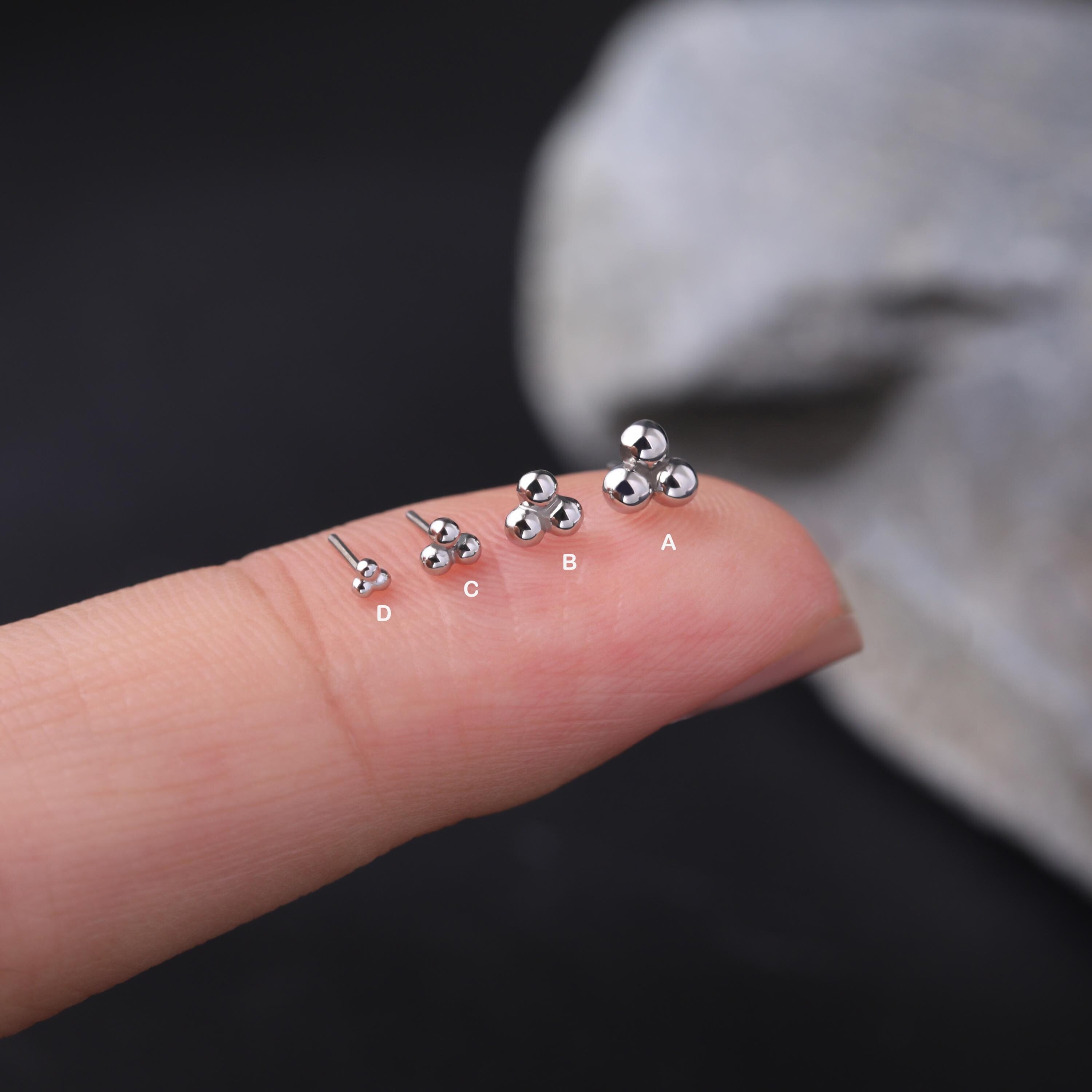 Klassische Glatte Runde Echte Gelbe 14 Karat Goldkugel Ohrstecker Für Frauen Männer 7 Mm Perlen Schraubverschluss